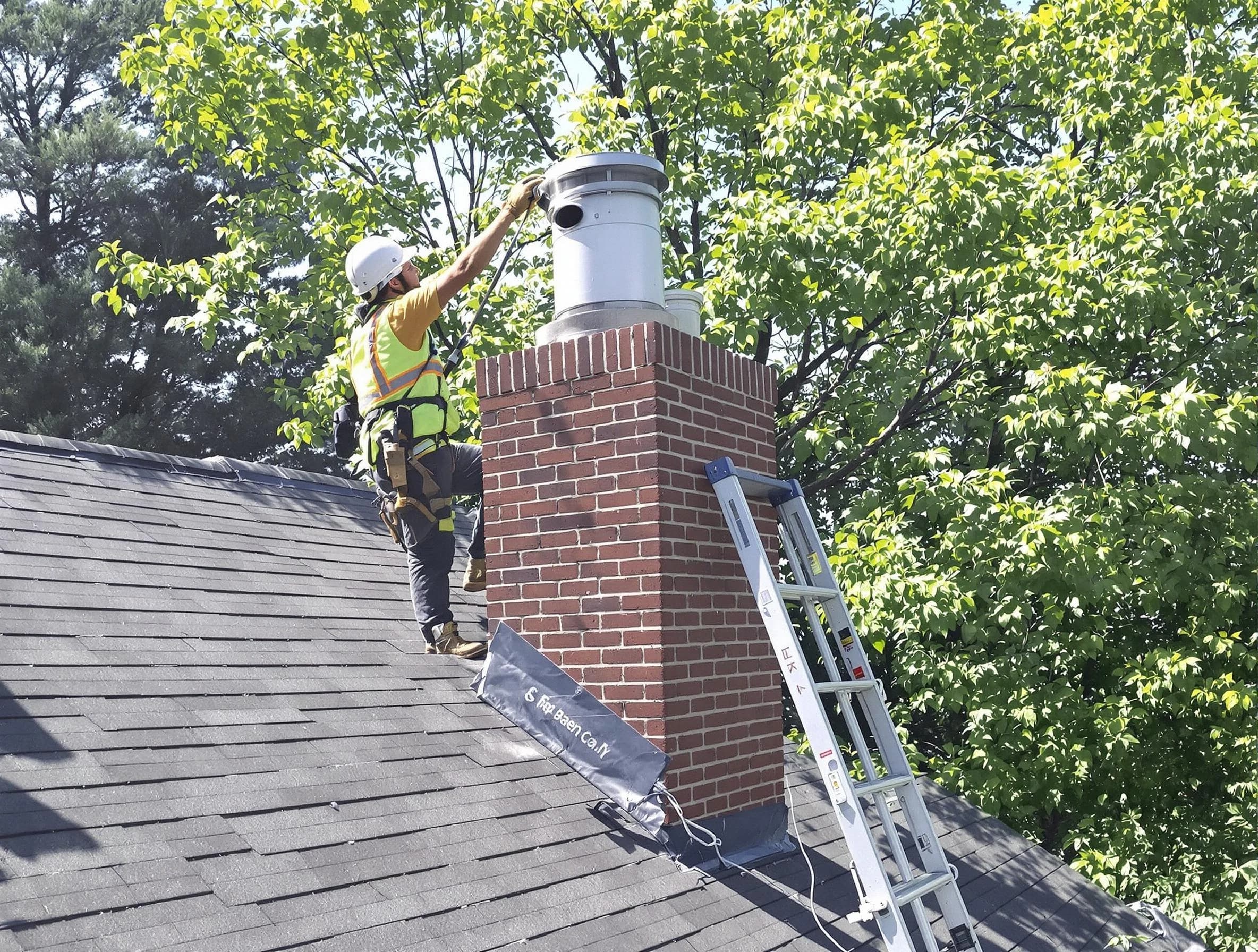 Chimney liner inspection by Magna Chimney Sweep in Magna, UT