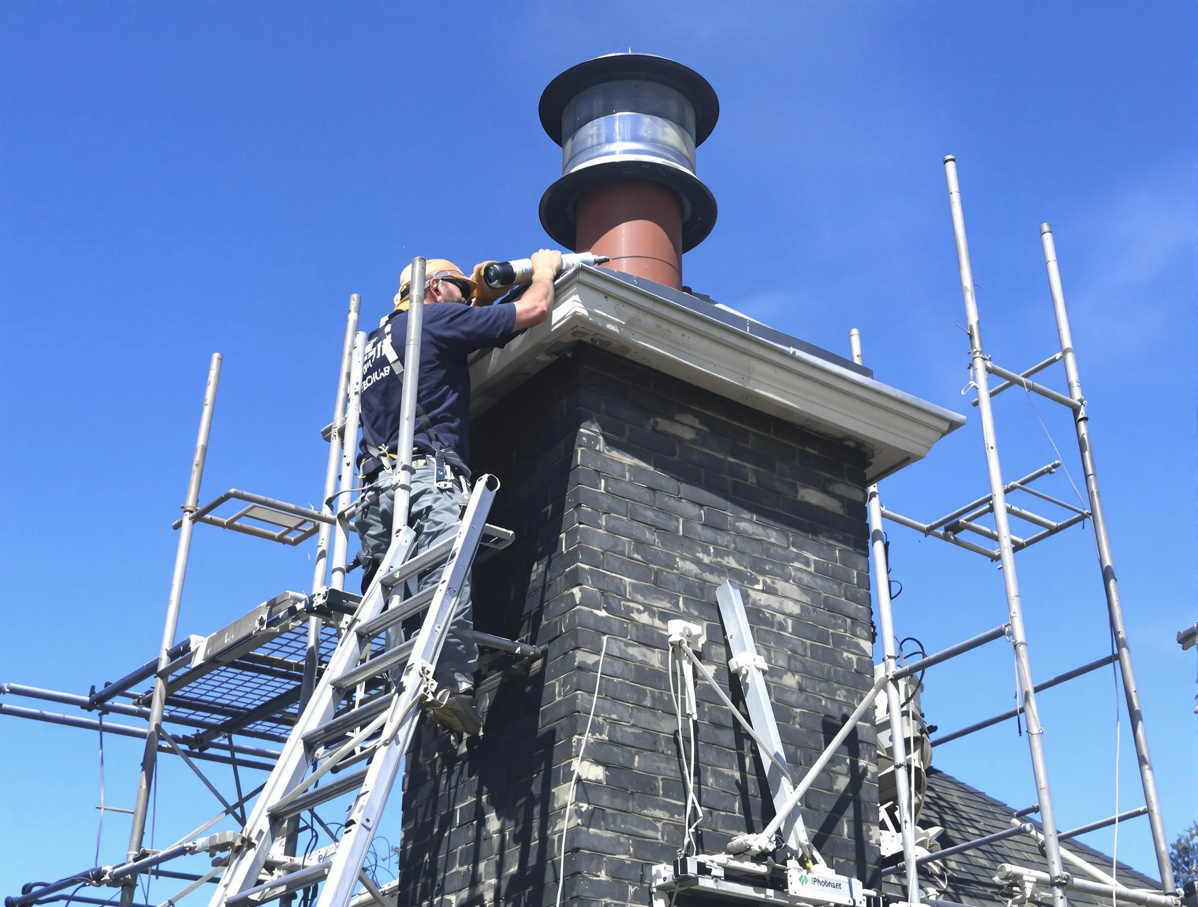 Sturdy chimney crown finished by Magna Chimney Sweep in Magna, UT