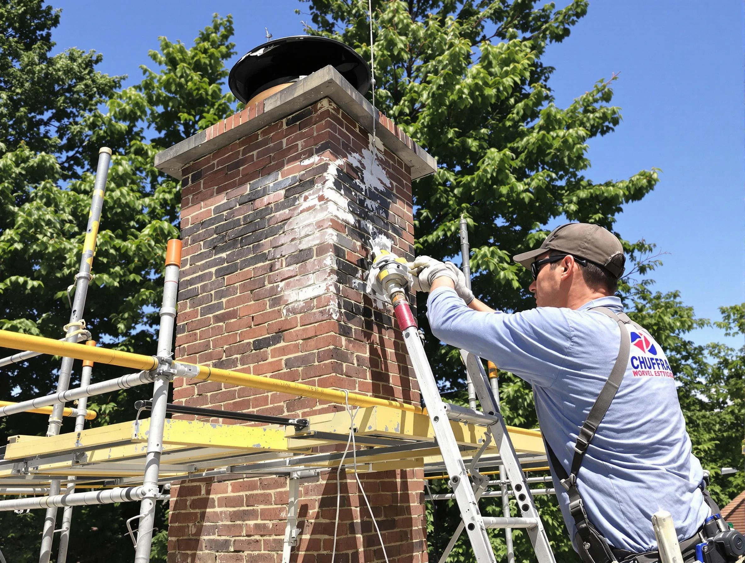 Structural chimney repair by Magna Chimney Sweep in Magna, UT